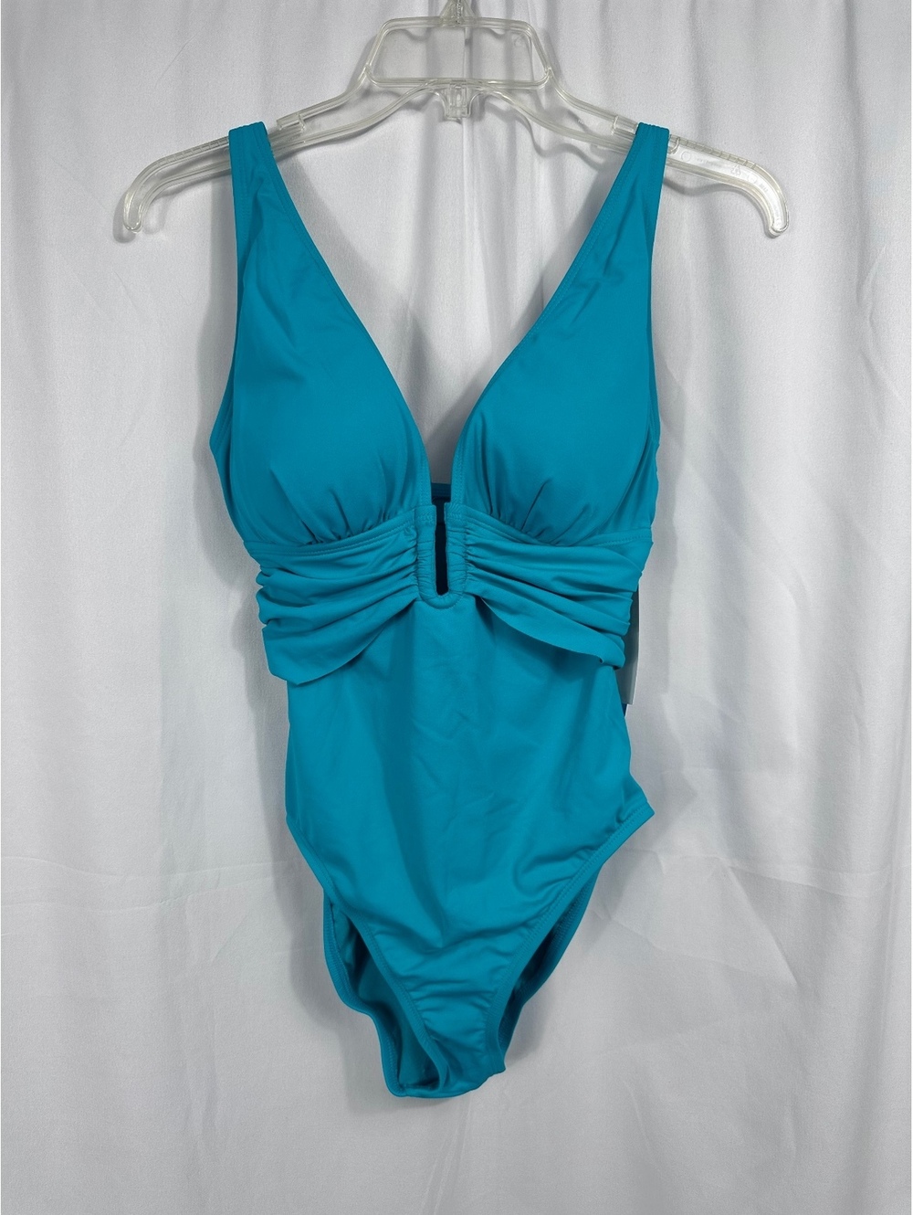 Bleu Rod Beattie Teal One Piece Swimsuit Size 4